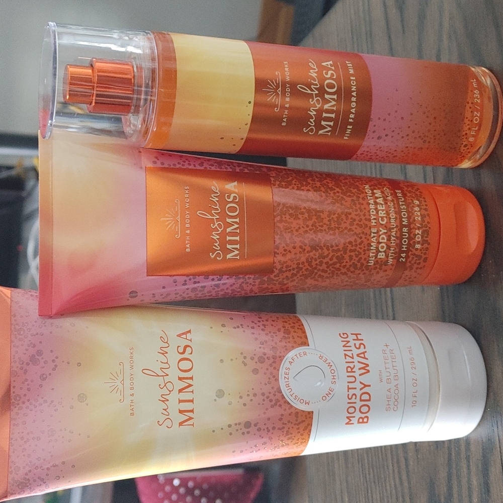 BBW Sunshine Mimosa 3 piece set - NEW ☀️🥂